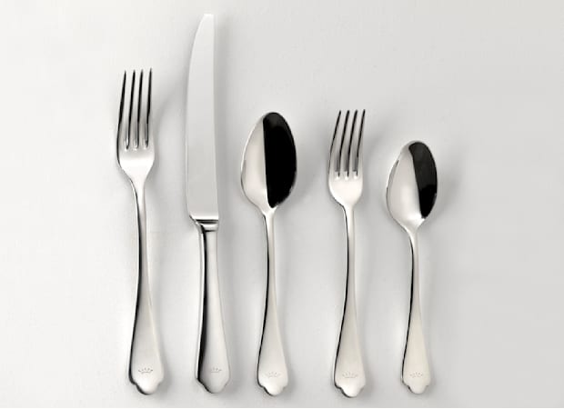 5-Piece Stainless Steel Cutlery Set | Flora | GINORI 1735